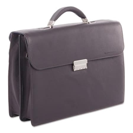 Lindsey&Aposs Luggage Milestone Briefcase Holds Laptops, 15.6, 5 x 5 x 12 in. - Brown LI3213485